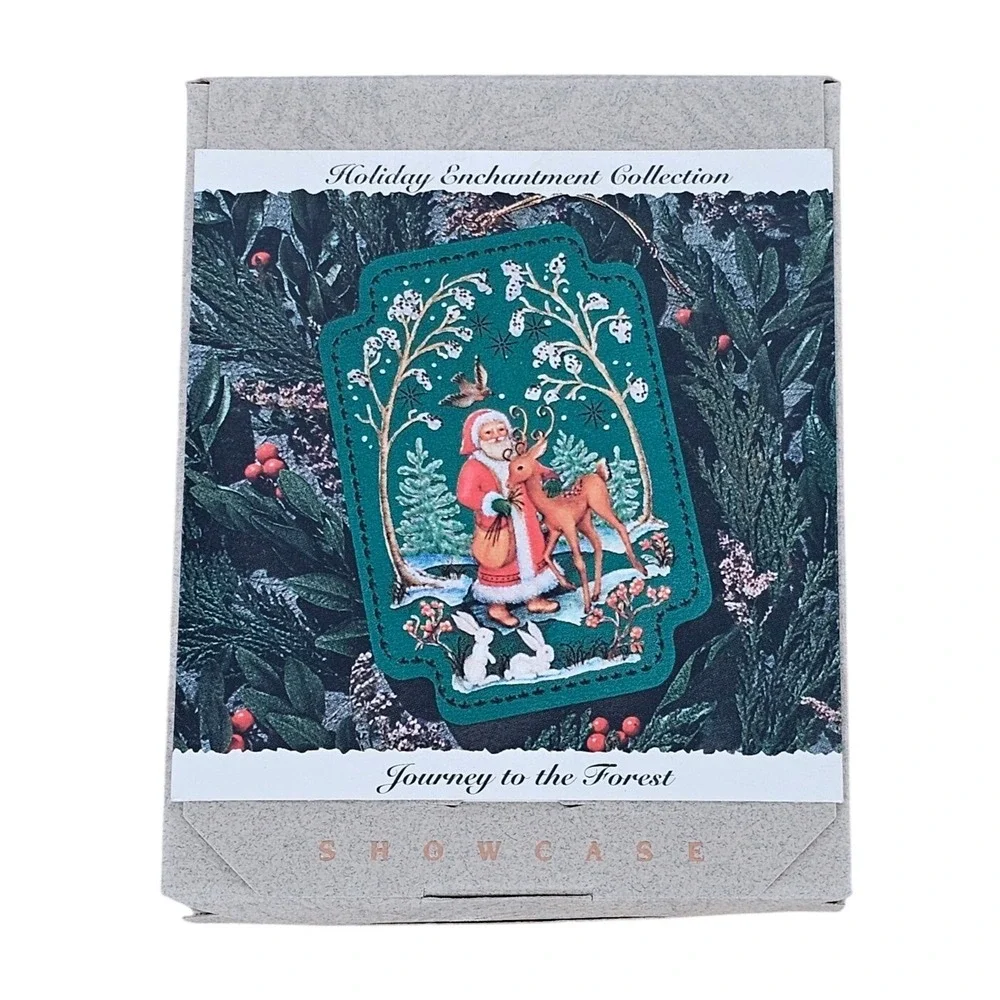 1993 Hallmark Keepsake Christmas Ornament Journey to the Forest Handcraft‎ 4.5